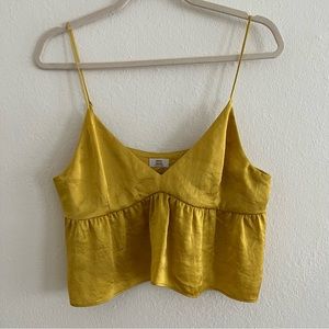 Aritzia Little Moon Yellow Top